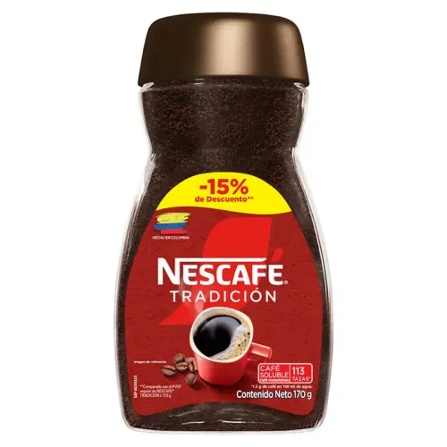 Nescafe Tradicion 15% Descuento x 170 g