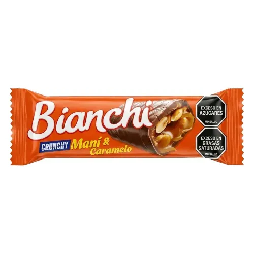 Barra De Chocolate Bianchi Mani Y Caramelo x 40 g