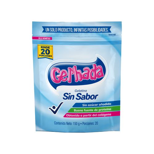 Gelatina Gel Hada Sin Sabor Doypack x 150 g