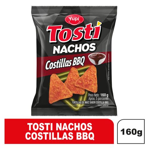 Tosti Nachos Yupi Costillas BBQ x 160 g