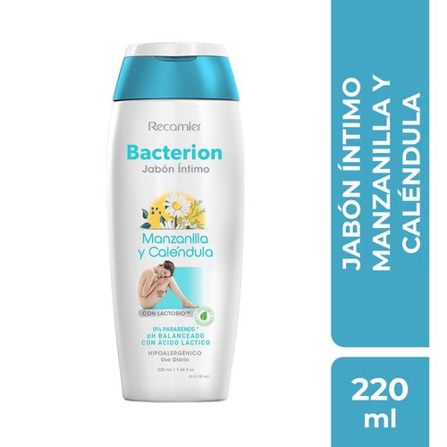 Bacterion Jabón Intimo Manzanilla y Caléndula 220 ml