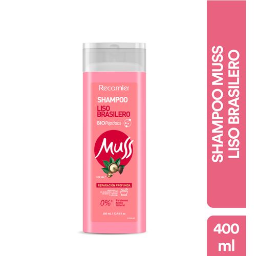 Muss Shampoo Liso Brasilero 400 ml