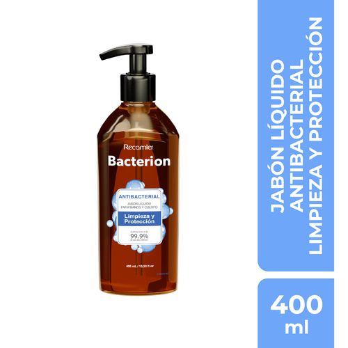 Jabon Bacterion Liquido Limpieza Total Valvula x 400 ml