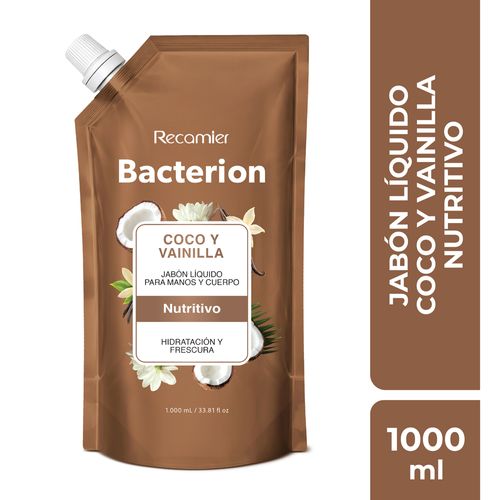 Jabon Bacterion Liquido Vainilla Y Coco Doypack x 1000 ml