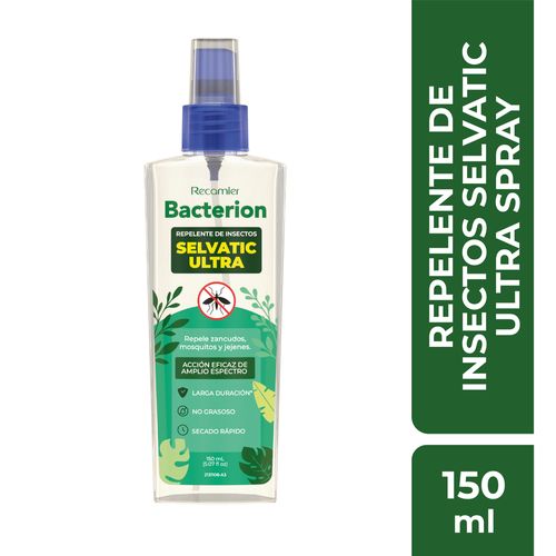 Repelente Bacterion Spray Selvatic x 150 ml