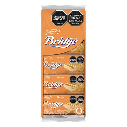 Galletas Bridge Naranja 8 und x 30 g c/u