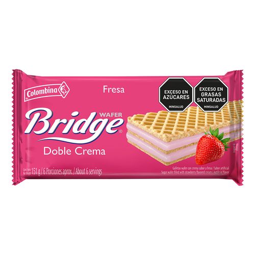 Galleta Bridge Fresa x 151 g