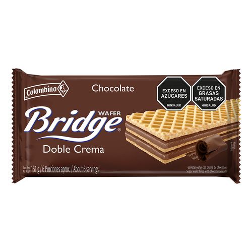 Galleta Bridge Chocolate x 151 g