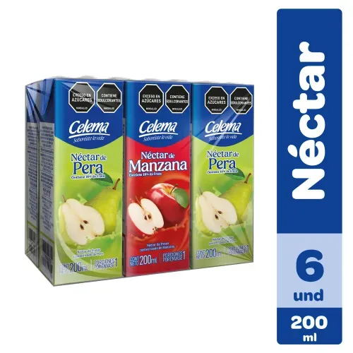 Nectar Celema Surtido Pet 6 und x 200 ml c/u