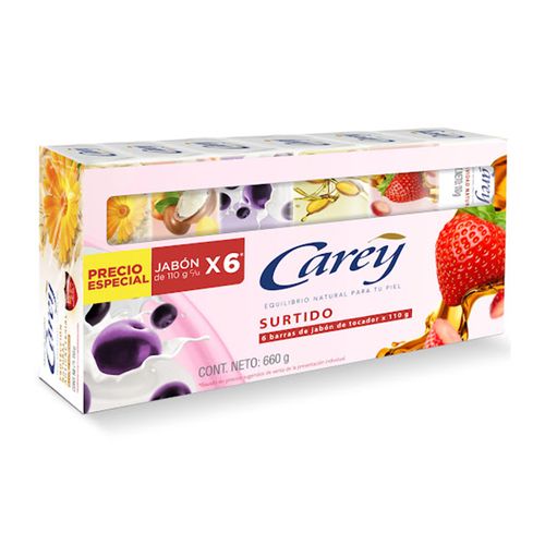 Jabon Carey Surtido 6 und x 110 g c/u