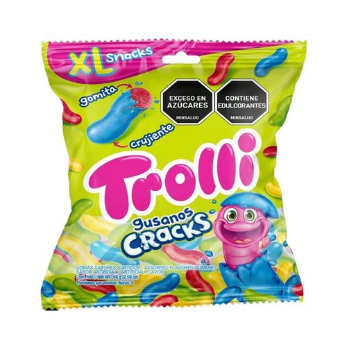 Gomas Trolli  XL Gusanos Cracks x 59 g