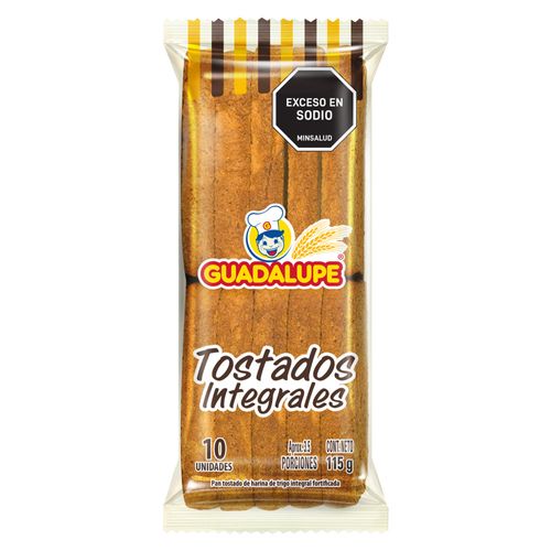 Tostadas Guadalupe Integral x 115 g