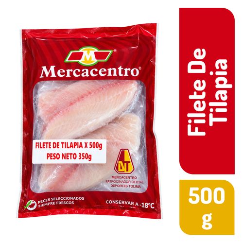 Filete  De Tilapia Mercacentro x 500 g