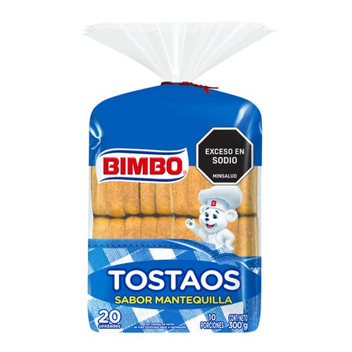 Tostaos Bimbo Mantequilla X20 und 300 g