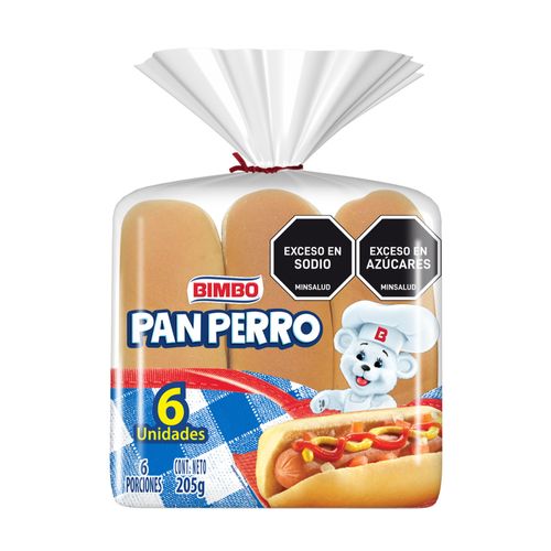 Pan Bimbo Perro X 6 und 205 g