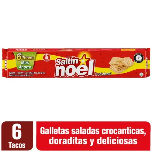 Galletas Saltín X 6 Tacos 524 g