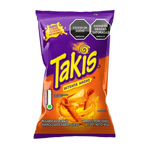 Takis Intense Nachos Queso x 49 g