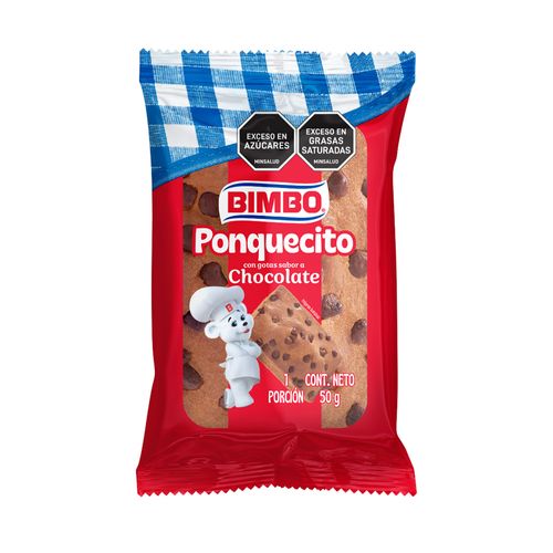 Ponquecito Bimbo Gota Chocolate x 50 g