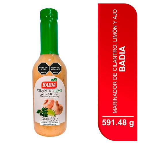Marinador Badia Cilantro Limon Y Ajo x 591 ml