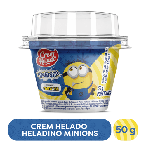 Helado Crem Helado Vaso Minions x 50 g