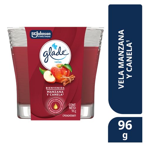 Ambientador Glade Candle Canela Manzana x 96 g